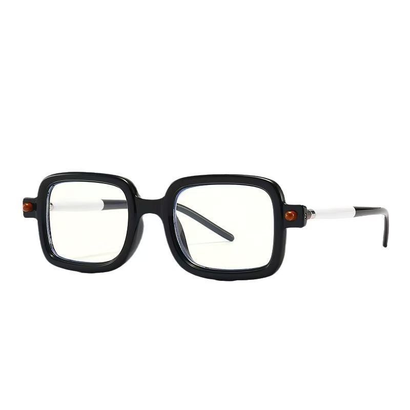 New fashionable business square anti-blue light reading glasses, versatile plain light glasses, dual-purpose for both near and far vision, eye-protecting presbyopia glasses Item Picture