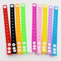 DIY shoe flower silicone Crocs shoes accessories cross-border unicorn mermaid flamingo bracelet silicone bracelet wholesale
