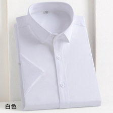 衬衫男士夏季薄款短袖上衣青年商务休闲衬衣白领上班打底衫高品质