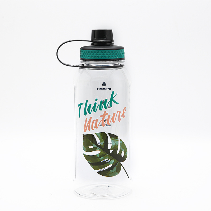 1500ml large-capacity plastic mouth cup, high-temperature resistant portable outdoor sports water cup, plastic cup, space cup with logo printing Item Picture
