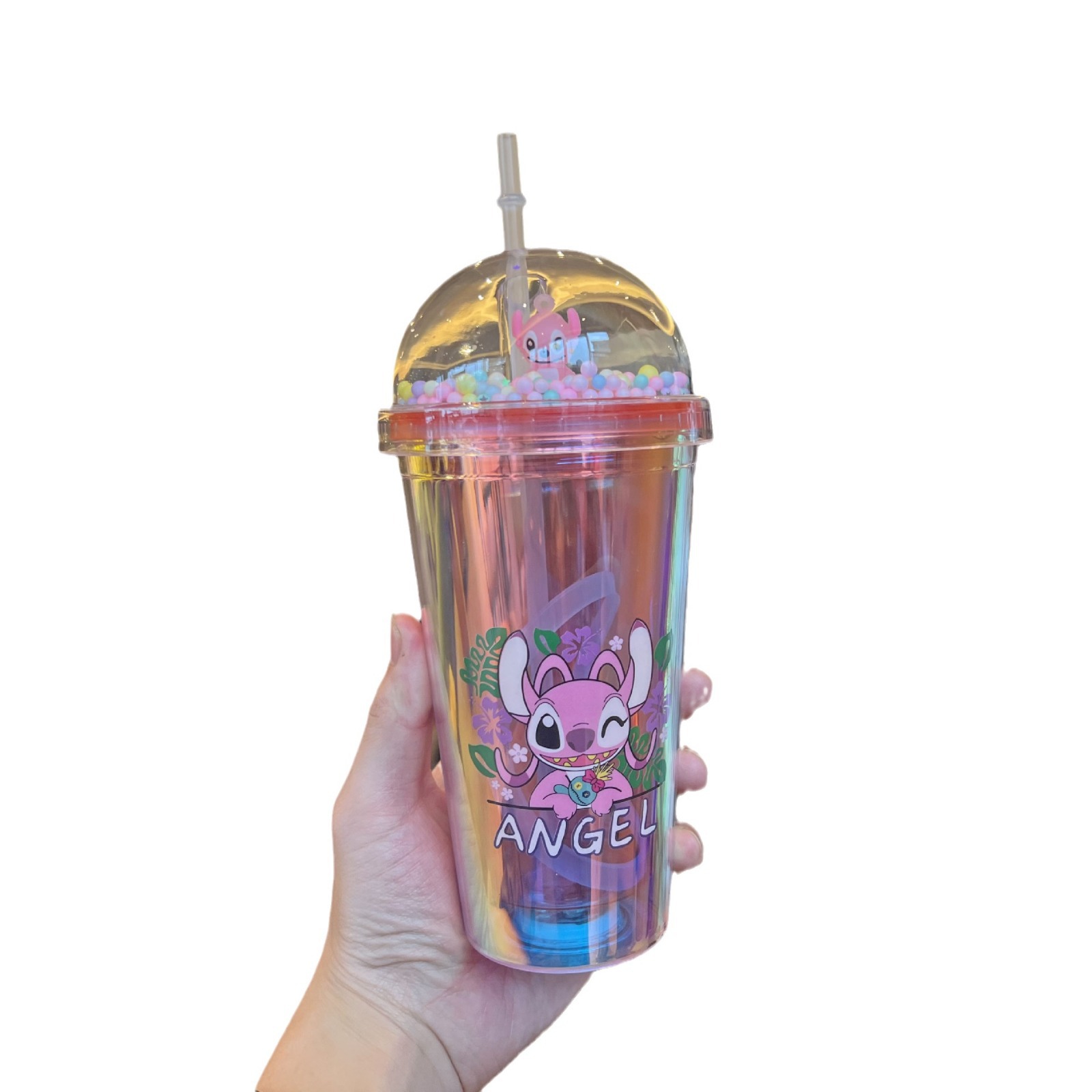 水杯/杯子/水杯儿童夏季可爱/杯子儿童夏季可爱/大肚水杯3.5升白底实物图