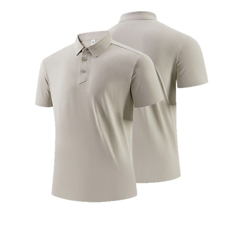 Ice silk short-sleeved T-shirt, men's loose, sporty, seamless, large-sized top, men's cool, breathable, quick-drying garment