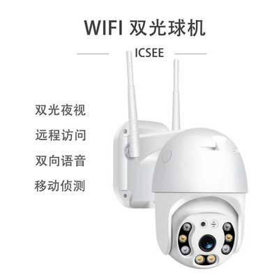 Surveillance camera HIGH-DEFINITION night vision network wireless WiFi remote panorama HIGH-DEFINITION 1.8-inch surveillance camera Application Scenario