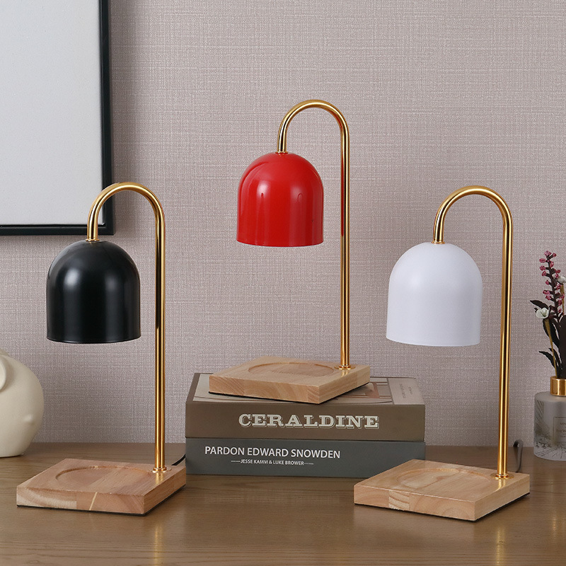 Aromatherapy melting candle, wax melting lamp, retro and nostalgic marble wax melting lamp, home creative table lamp, plug-in dimming candlestick Application Scenario