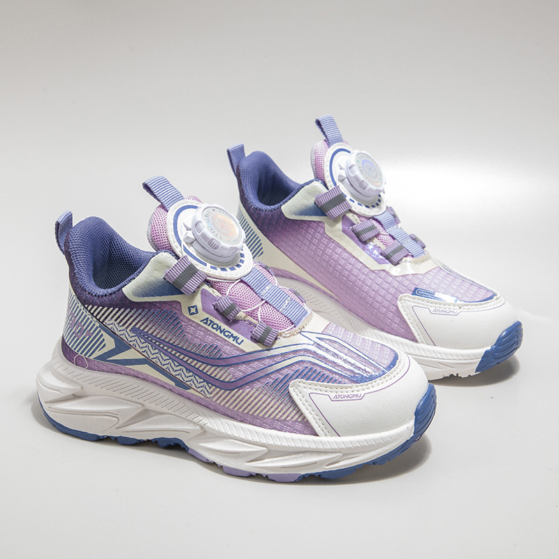 New children's casual shoes, spring and autumn dad shoes, running shoes, breathable mesh upper, lightweight sports shoes, factory direct sales Specification image