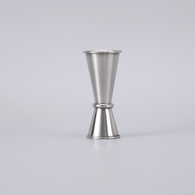 Stainless Steel Measuring Cup 30/50 Rolled Rim Measuring Cup Graduated Cup Measuring Cup Double-Ended Measuring Cup Rolled Rim Measuring Utensil Specification drawing