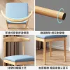 Wholesale special offer on iron horn chair backrests, thickened and simple dining chairs, home dining table chairs, milk tea shop and restaurant stools Specification image
