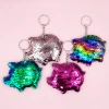 Cross-border set: 4 pig-shaped reflective double-sided flip-top sequins, lightning keychains, sequins, small pendants, and car ornaments Specification image