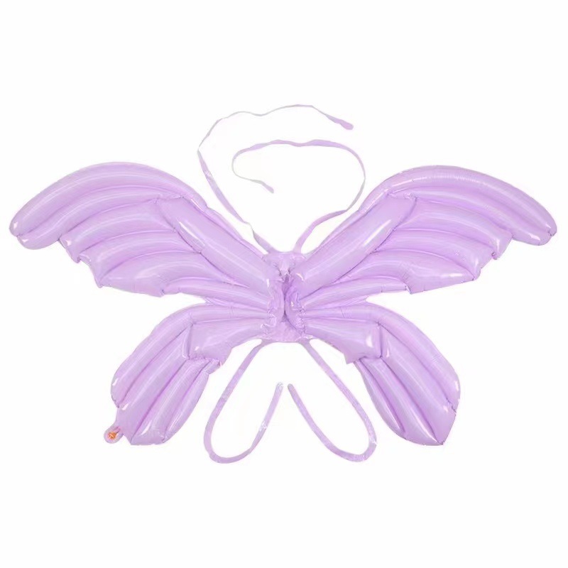 新品充气天使/新款蝴蝶翅膀白底实物图
