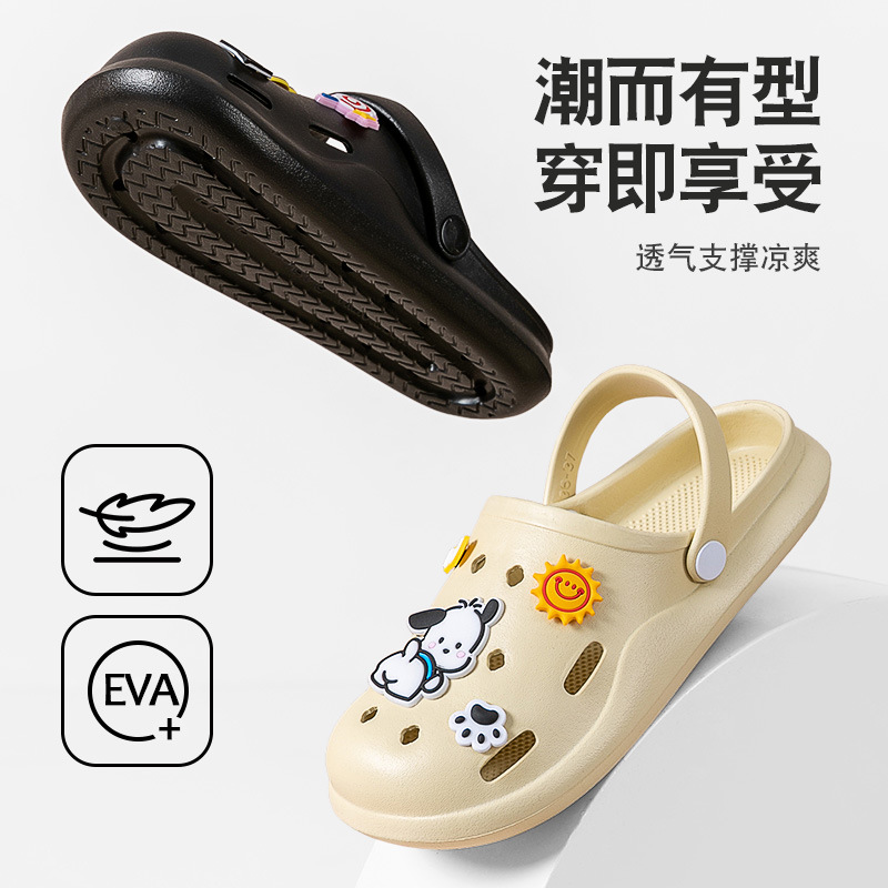 人字拖女夏季沙滩/凉拖/地摊模式夏凉拖/洞洞鞋/eva凉拖产品图