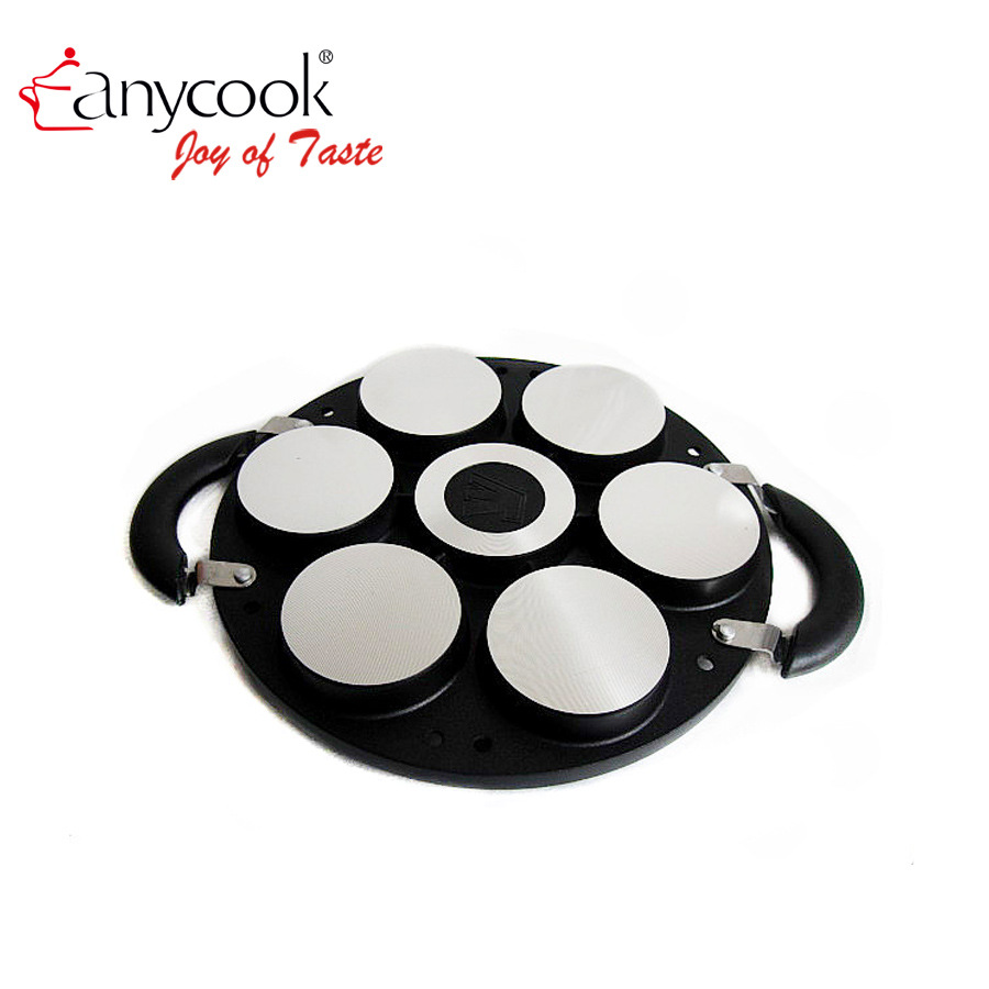 Anycook铸铝不粘煎锅 蛋糕盘模 硅胶模具 小丸子烤盘 烘焙用具详情图3