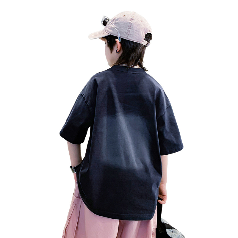 童装女童短袖韩版/童装/热门短袖/童装女童短/儿童装女童短袖休闲白底实物图