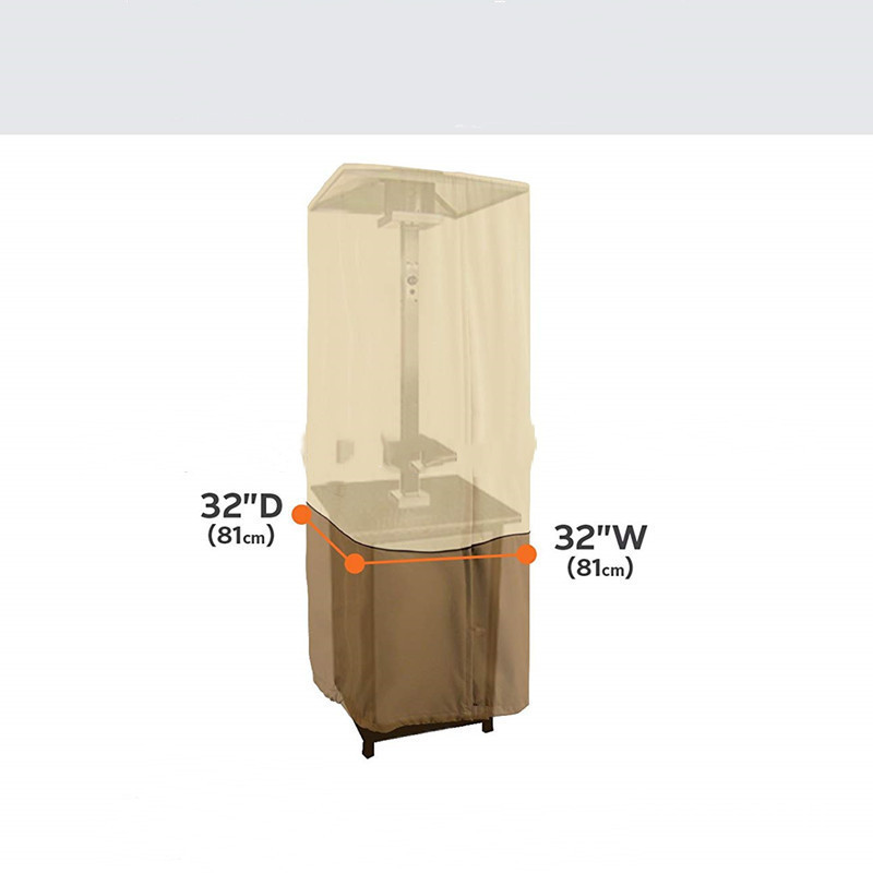 Round Standing Terrace Heater Oxford Cloth Garden Courtyard Straight Heater Cover Waterproof And Dust Cover details Picture