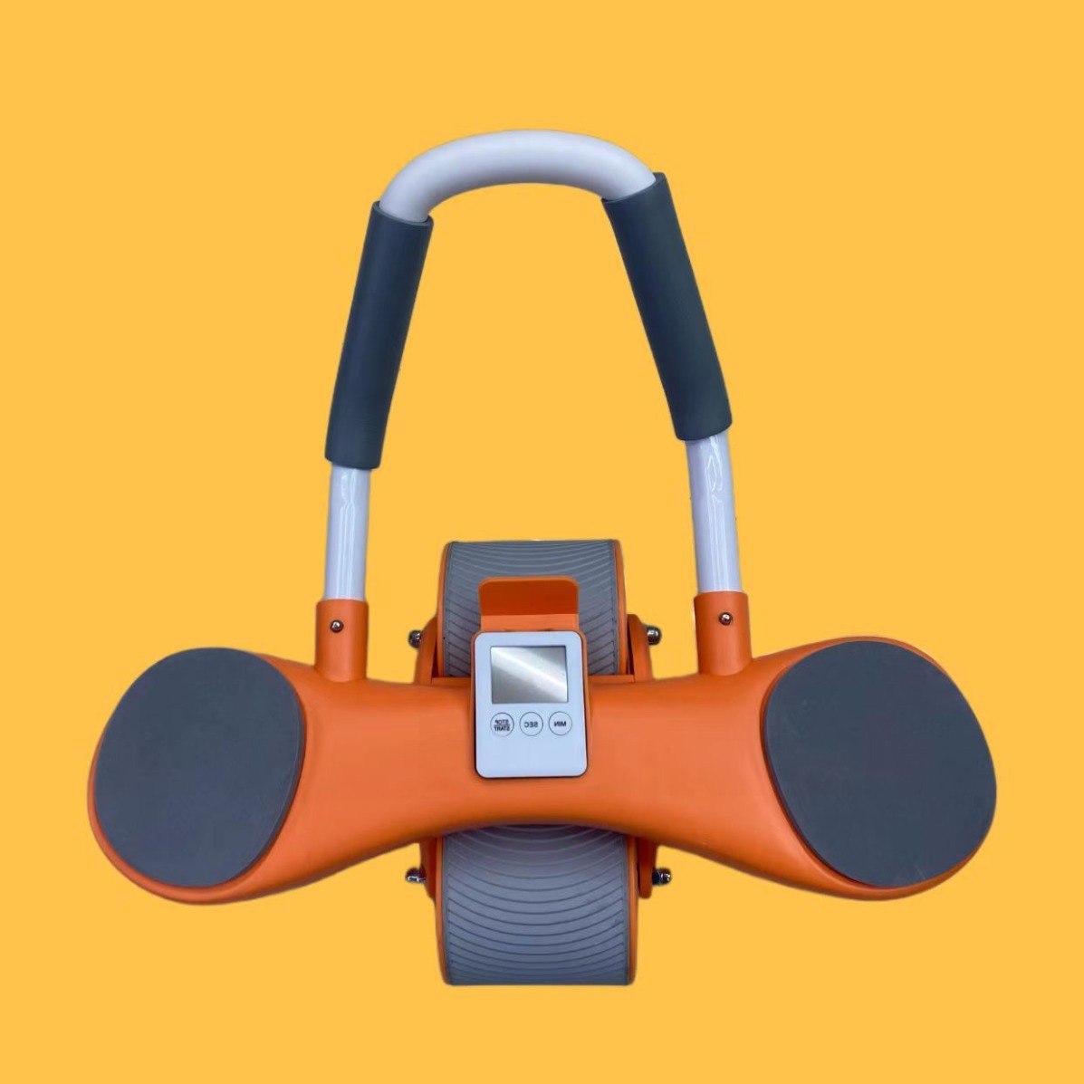 健腹轮练腹肌健身器材自动回弹收腹神器男士家用滚轮健腹器带跪垫