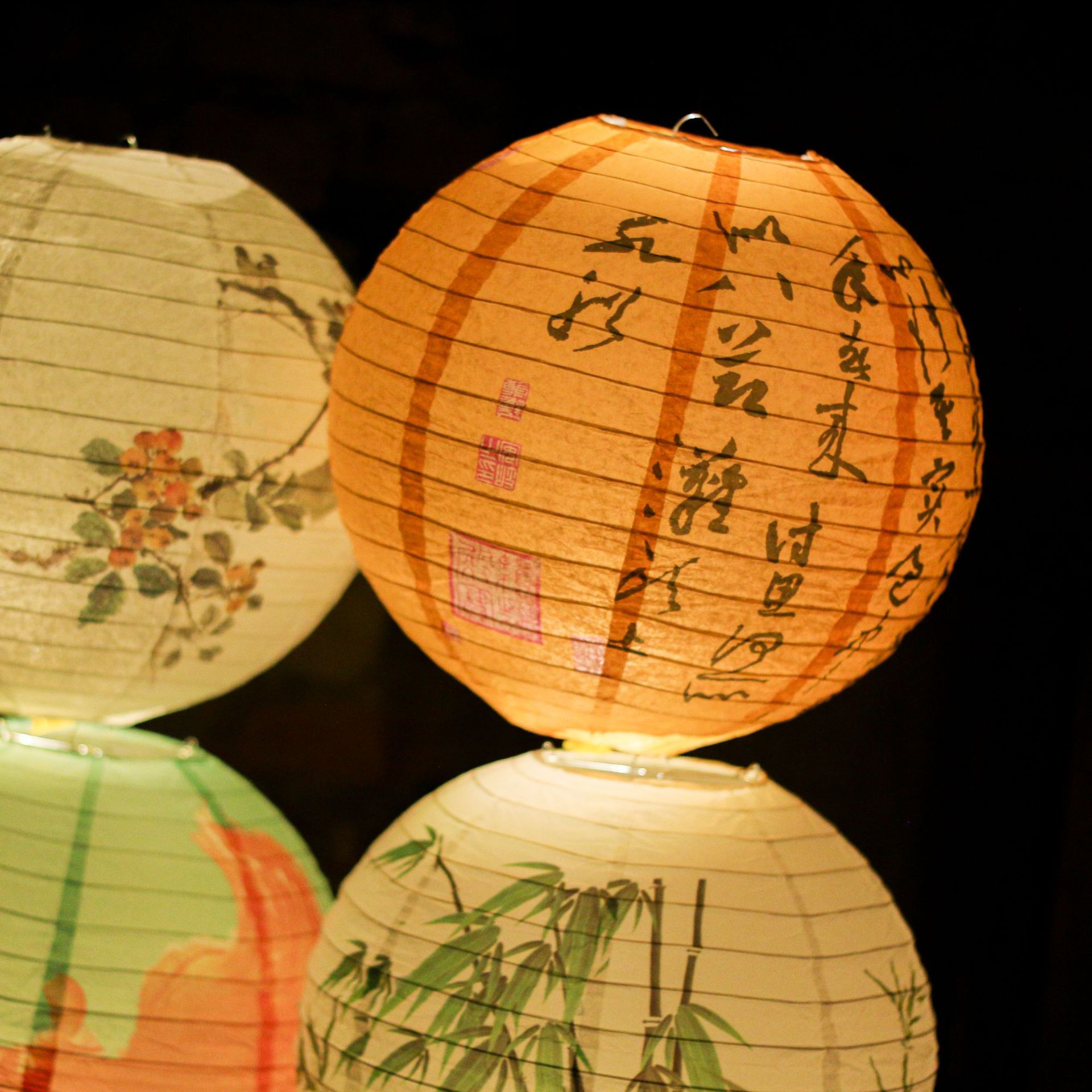 红灯笼/灯笼/工艺品灯笼/古风小灯笼/纸灯笼产品图