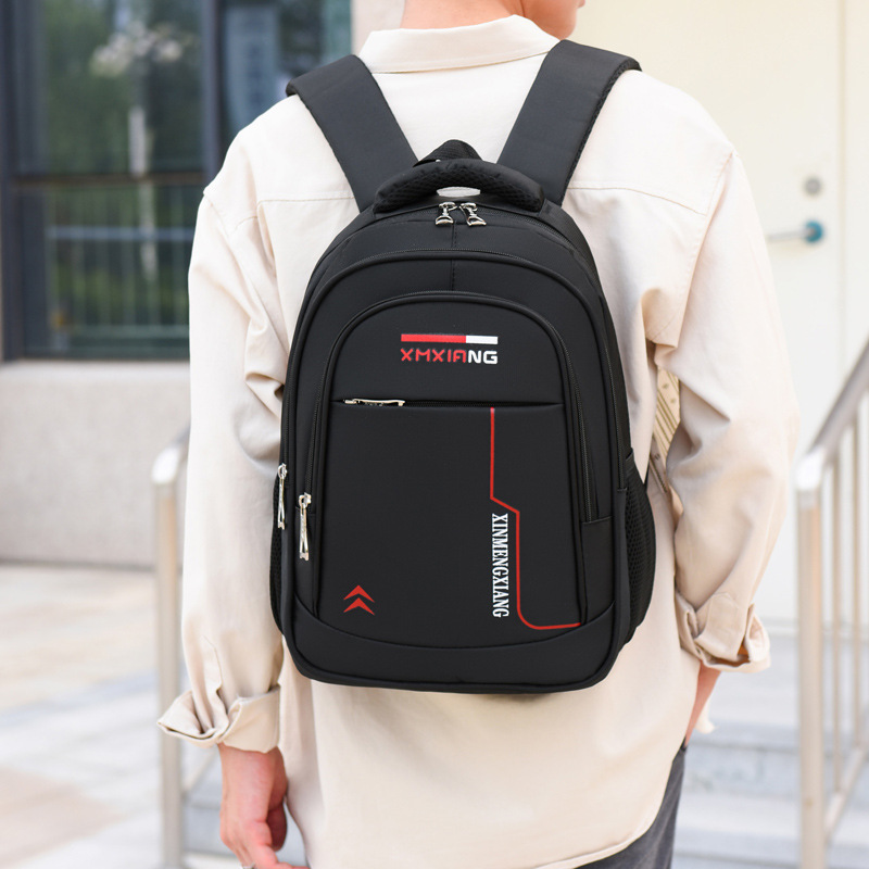 Mochila de hombre de gran capacidad de viaje computadora de negocios mochila de ocio tendencia de moda high school secundaria mochila de estudiante Specification image