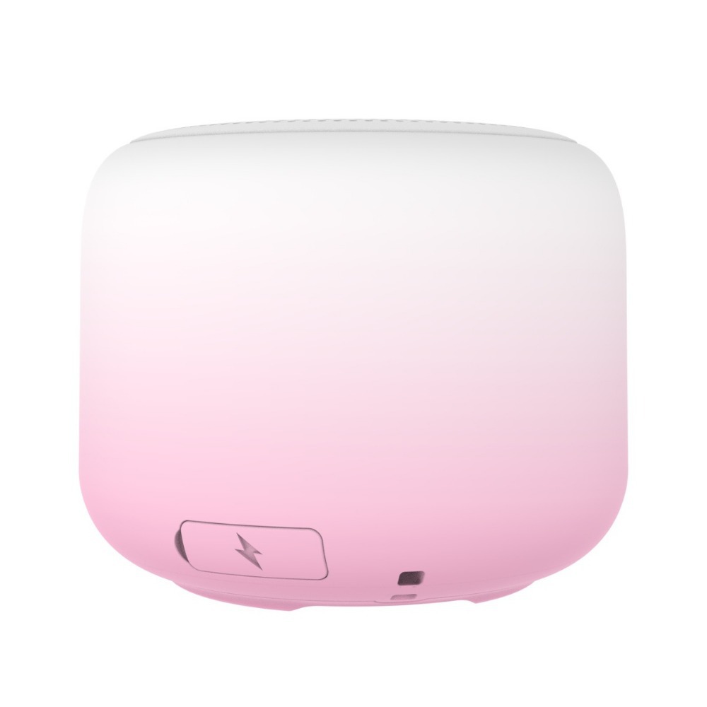 Waterproof Bluetooth mini speaker IPX7, outdoor portable mini gradient macaron wireless audio gift with silk-screen printing Item Picture