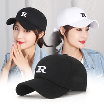 春夏季新款休闲字母软顶棒球帽青年男女士情侣学生遮阳帽韩版帽子