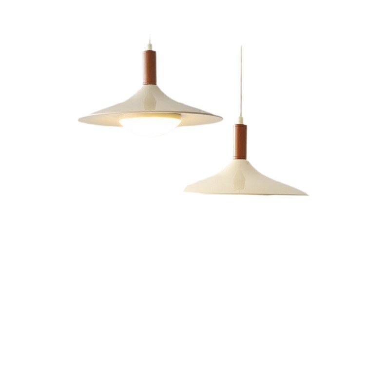 Cream-style restaurant chandelier, French simple dining table, bar counter, flying saucer lamp, wabi-sabi style bedroom, small bedside chandelier Item Picture