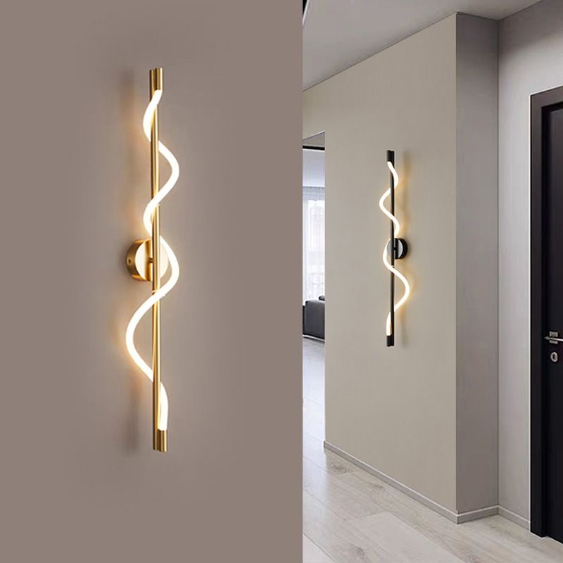 Light luxury, postmodern, simple and elegant TV background wall lamp, living room wall lamp, corridor lamp, bedroom bedside wall lamp full figure