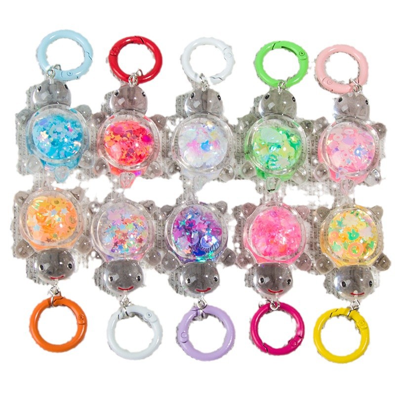 New night glow film turtle keychain ins sweet and girlish blind box blind bag student pendant accessory Item Picture