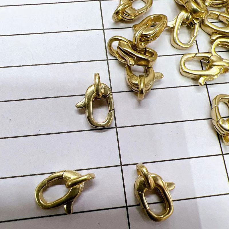 龙虾扣手工皮具纯铜钩扣龙虾扣包包挂件钩扣箱包链挂件钥匙扣饰品