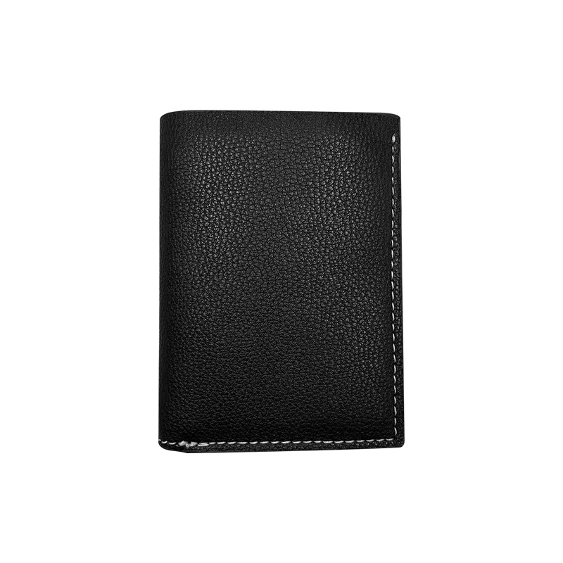 Cross-border exclusive genuine leather women's short wallet, portable, retro and fashionable bank card, ID card and document card case Application Scenario