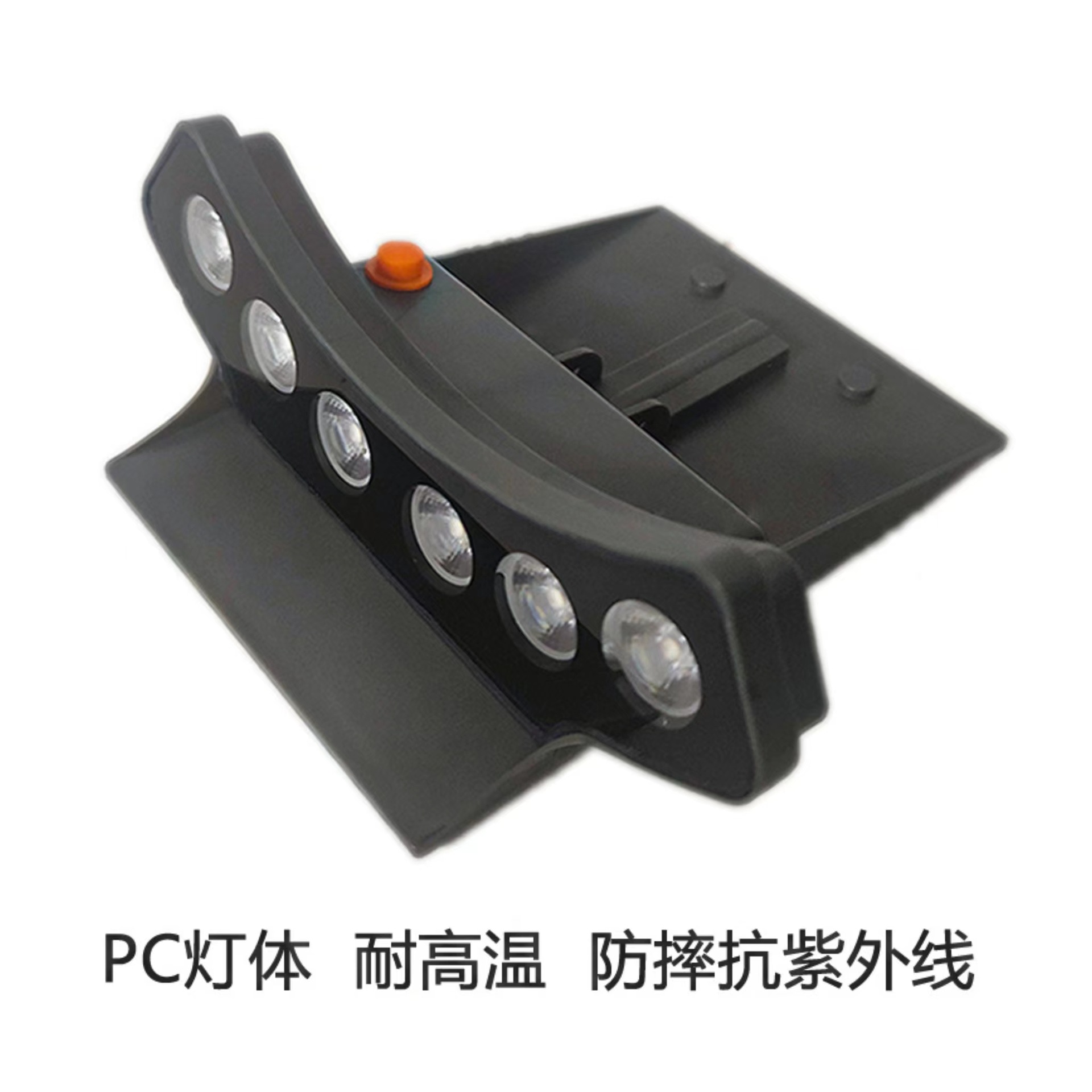 Solar tile lights, tree-hugging crescent-shaped pavilion roof projection, ancient architectural corrugated lights, led outdoor waterproof spotlights details Picture