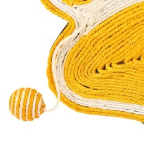 Pet supplies Amazon new cartoon footballs sisal cat scratch mat since hi cat toy mat sisal mat