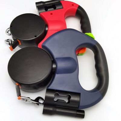 Pet Automatic Retractable Leash One Tow Two Double Rope Dog Leash Dog Chain Tractor Pet Supplies Wholesale Item Picture