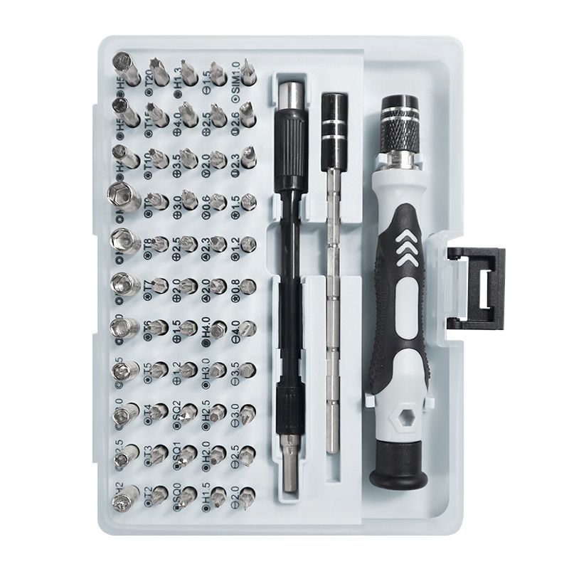 58-in-1 screwdriver set, a variety of household multi-functional screwdriver sets, precision tools for household disassembly and maintenance Application Scenario