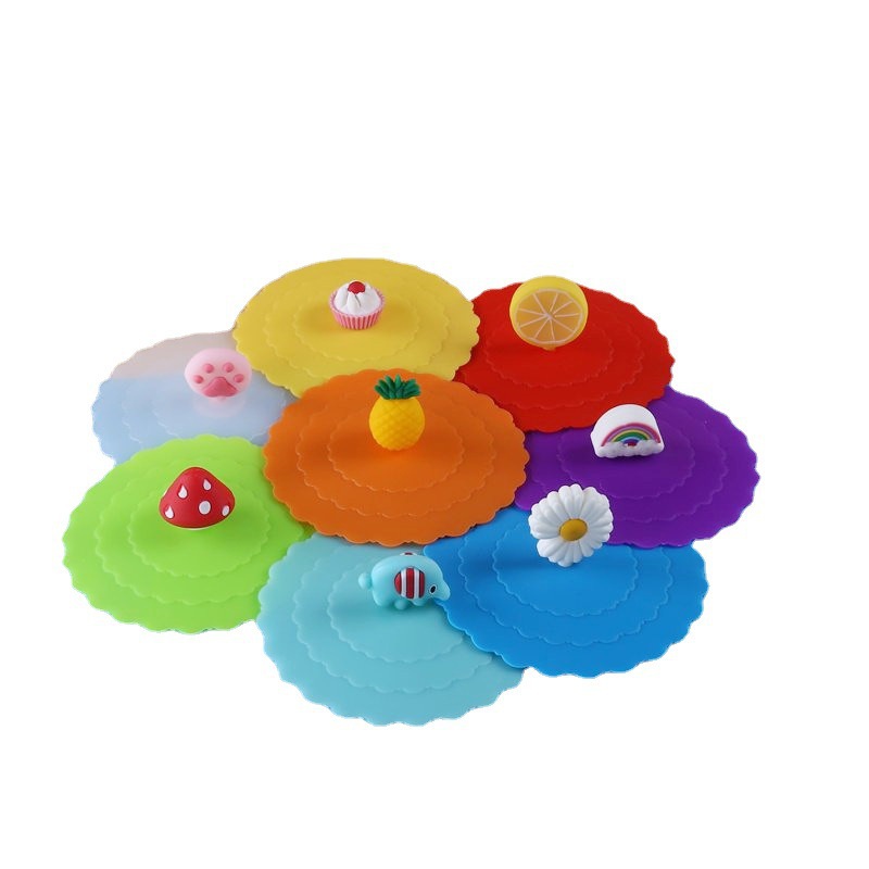 Detachable silicone cup lid for plush toys Item Picture