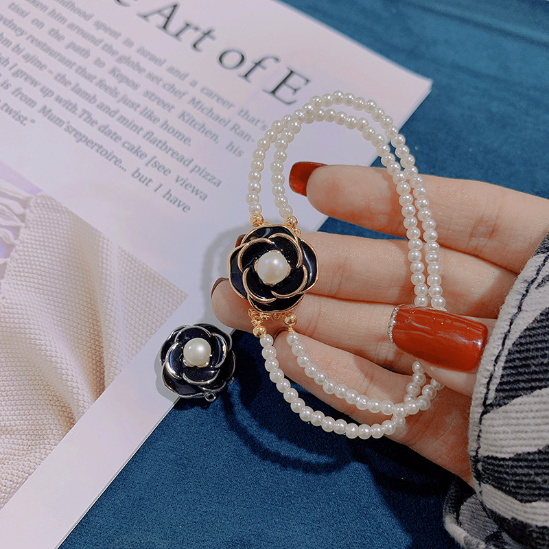 Copper plated with real gold, 14k, gold-encased rose, double-row pin buckle, diy accessories, bracelet, necklace, sweater chain, button, lady