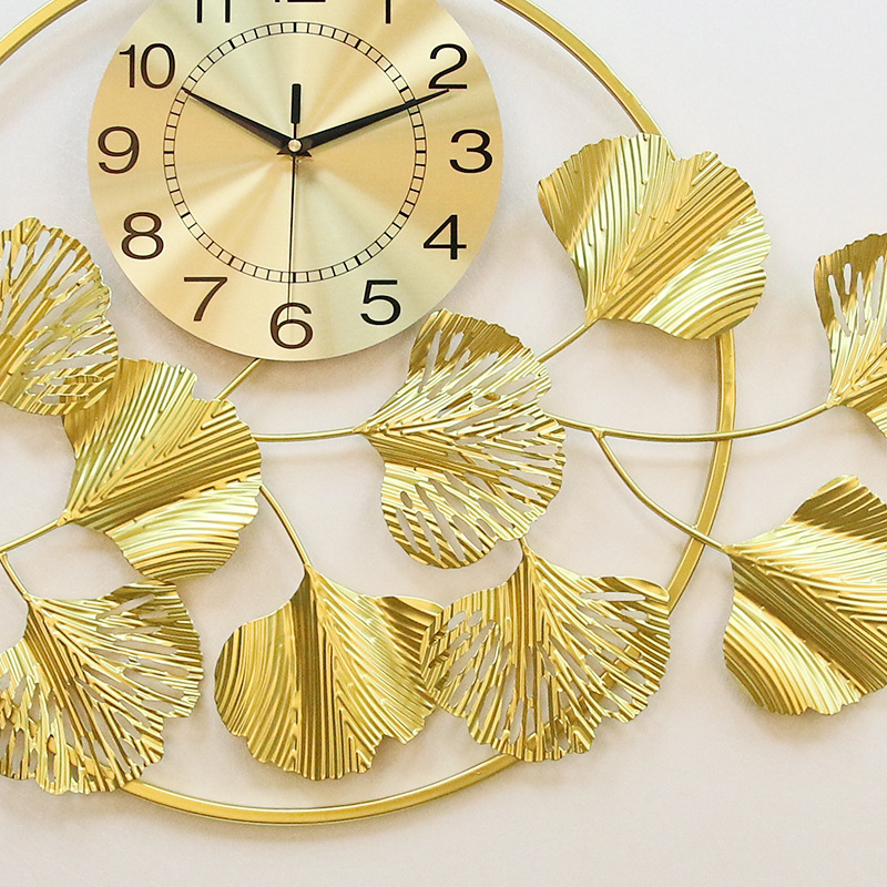Nordic Home Atmosphere Personality Creative Silent Wall Clock Wall Clock Fashion Art Living Room Bedroom Quartz Clock Application Scenario