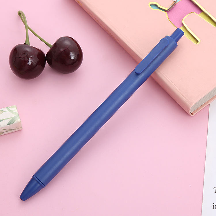 Morandi Press gel Pen 0.5mm bullet macaron Press Gel Pen Retro office stationery signature pen details Picture