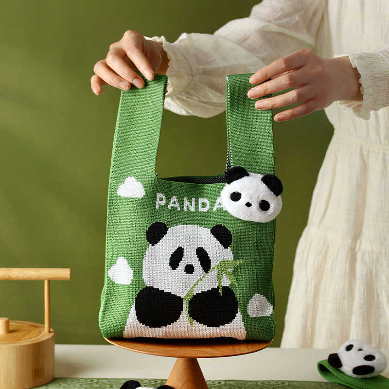 Fresh and niche gift bags, wrist bags, knitted bags, festival souvenir bags, handbags, small carrying bags for women to go out Specification drawing