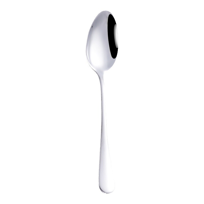1010 Stainless Steel Spoon Knife And Fork Western Food Set Hotel Coffee Spoon Home Dinner Round Spoon Mixing Spoon Wholesale Item Picture
