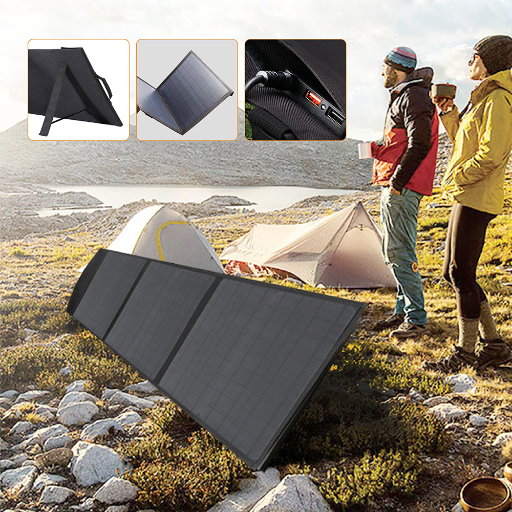 Quick charging solar panels single crystal 60W solar panels solar folding outside solar panels