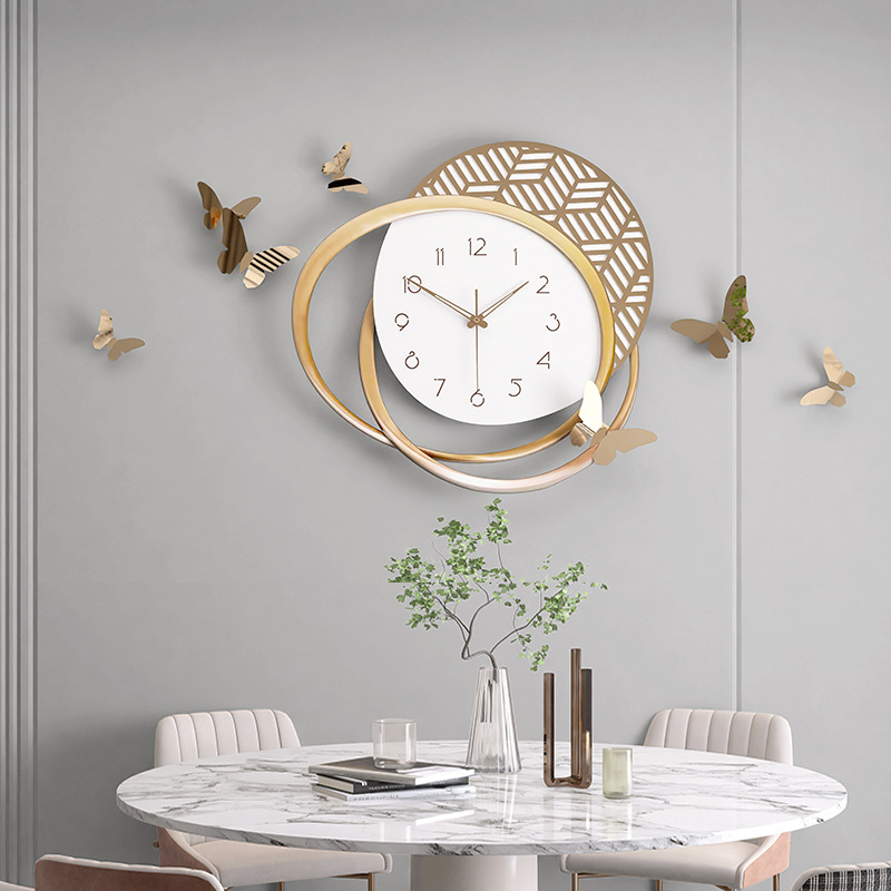 Clock Decoration Wall Clock Living Room Simple Nordic Creative Modern Wall Art Clock Light Luxury Creative Clock Wall Clock Specification drawing