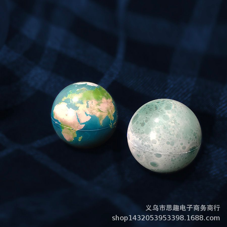 Cross-border 6.3 Color-printed sponge solid Soft Ball, Eight planets, Moon, Starry Sky Ball, Early education foam children's toy bullet details Picture
