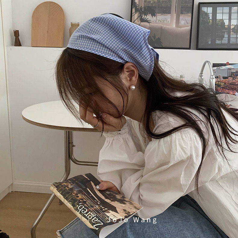现货fever同款头巾女包头韩国ins高级感配饰法式复古方巾夏季头巾
