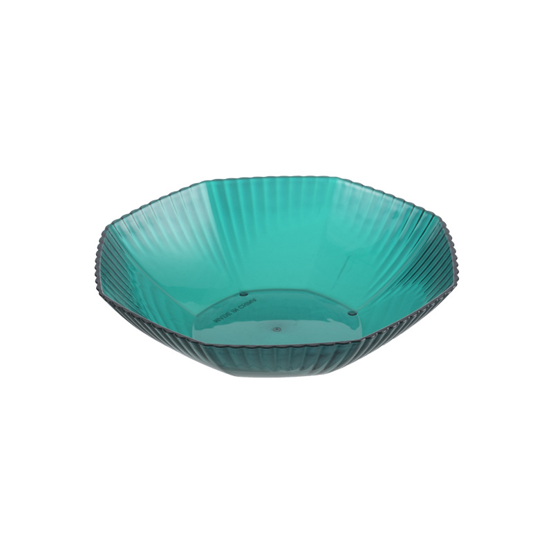 Light luxury stripe fruit tray family living room dry fruit tray plastic candy tray tea table melon seed tray fruit bowl snack tray Item Picture