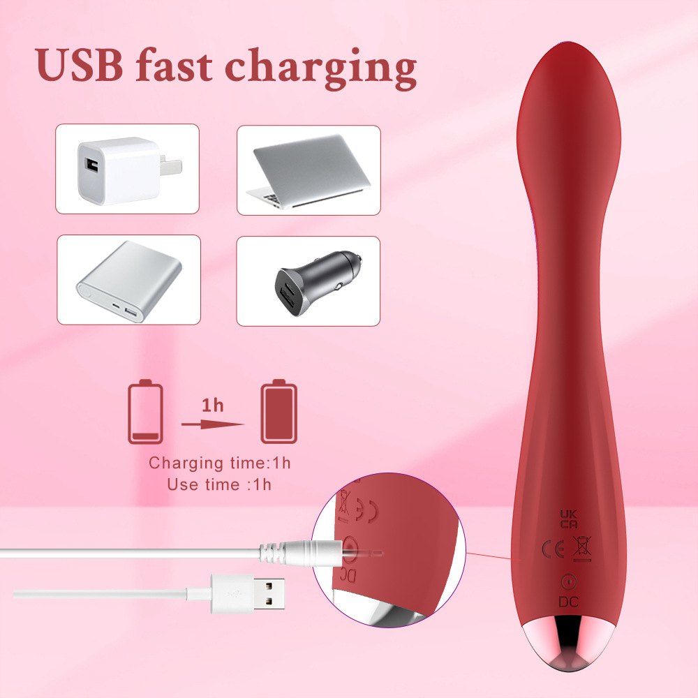 Chitu Vibration stick, silicone rechargeable dual-motor masturbation stick, women's ten-frequency G-spot stick, adult sex toys details Picture