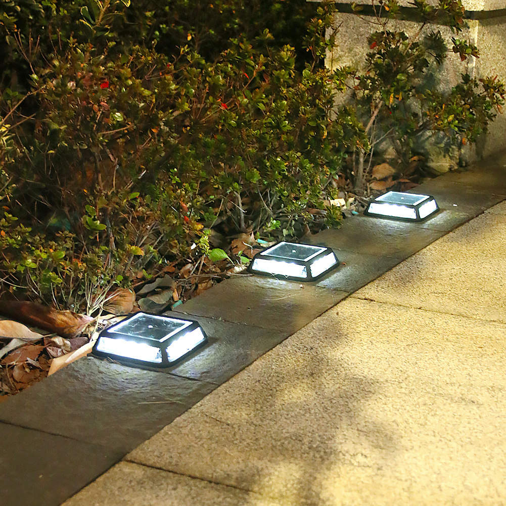 Outdoor Solar Garden Led Home Stairs Step Balcony Floor Foot Wall Light Waterproof Decorative Small Street Light Specification drawing
