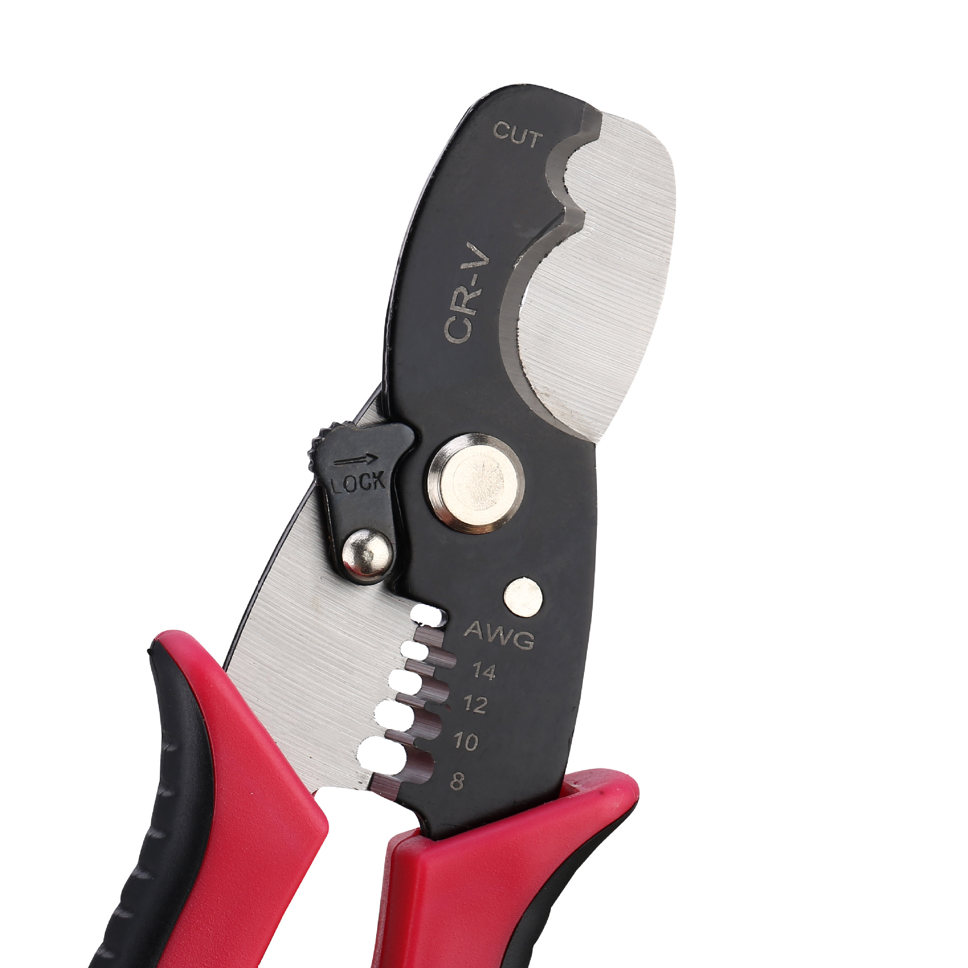 Cable strippers, wire and cable cutters, electrician cable scissors, manual tools, cable shears and strippers in stock Specification image