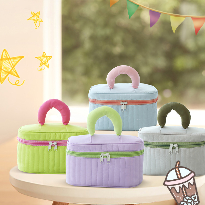 2022新款收纳包神器ins风高级感大容量高颜值便携式女化妆包批发