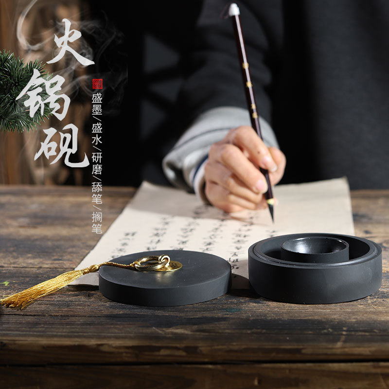 毛笔套装/砚台/毛笔书法套装/毛笔文房四宝/字画锦盒产品图