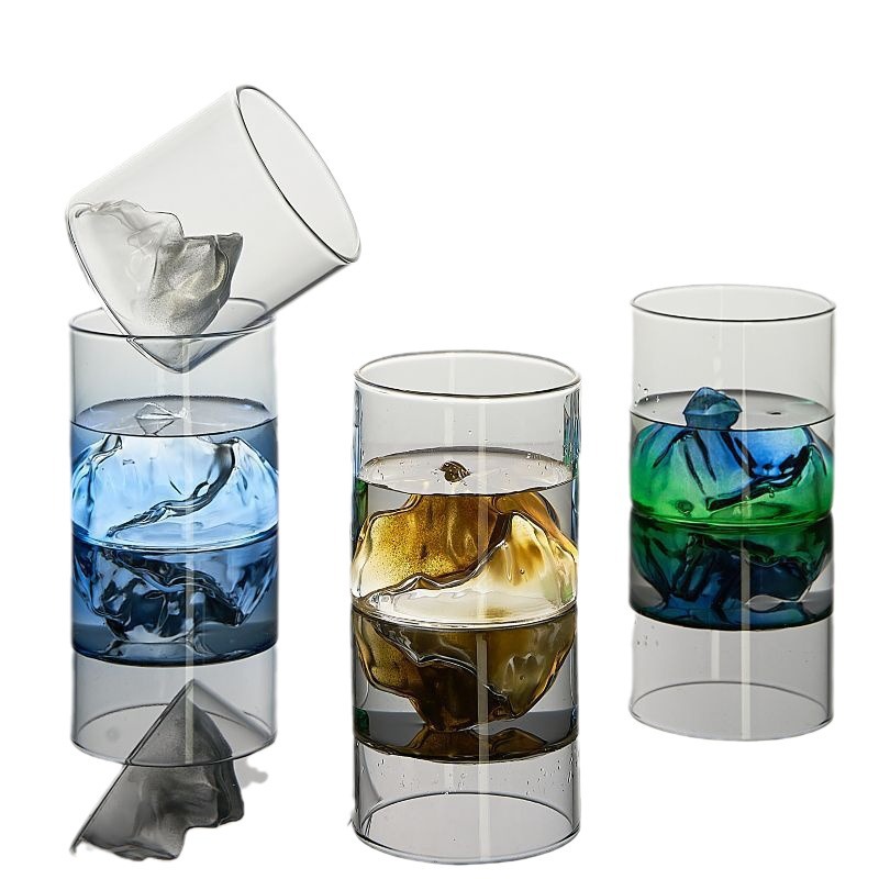 Vintage Japanese Water Cup Coffee Japanese Tea Cup Whiskey Glass Household Heat Resistant Item Picture