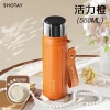 The Shangtai Yuexing insulated stewed Cup 304 with inner spray pottery is a special insulated cup for tea drinking and can be used in travel backpacks for business purposes Specification image