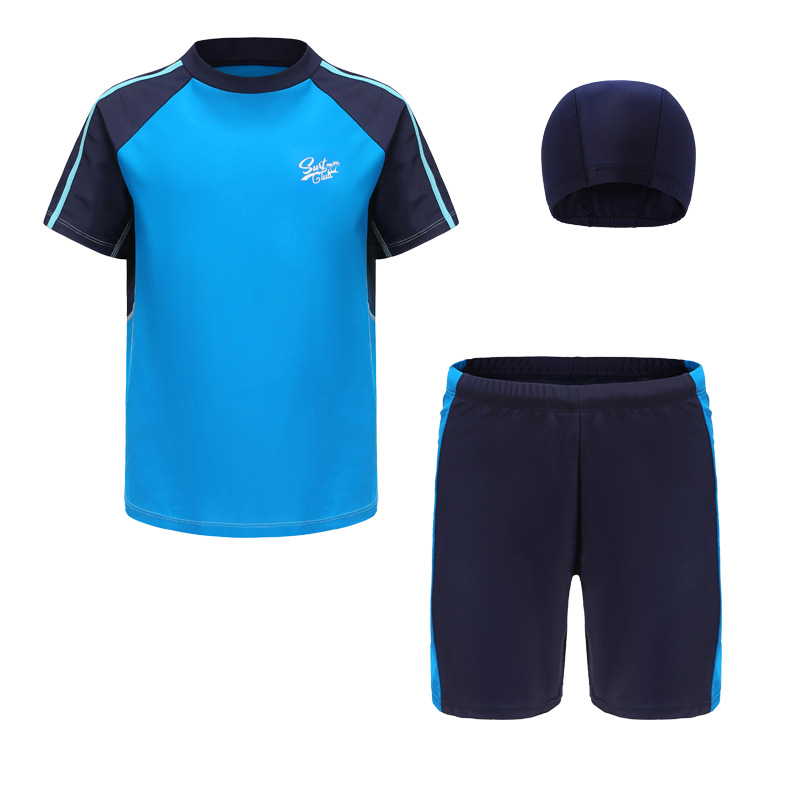 Children's Swimsuit Boys Cuhk Children Junior High School Students Swimming Suit Boys Wholesale details Picture